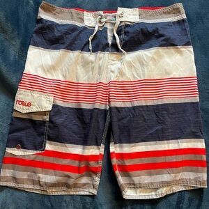 Men’s size 38 4th of July Red white and blue board shorts Nonwe brand